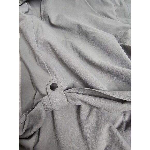 Tilley Wanderer Collection Gray adjustable fold over hem shorts Size 16 Women's - Picture 7 of 10